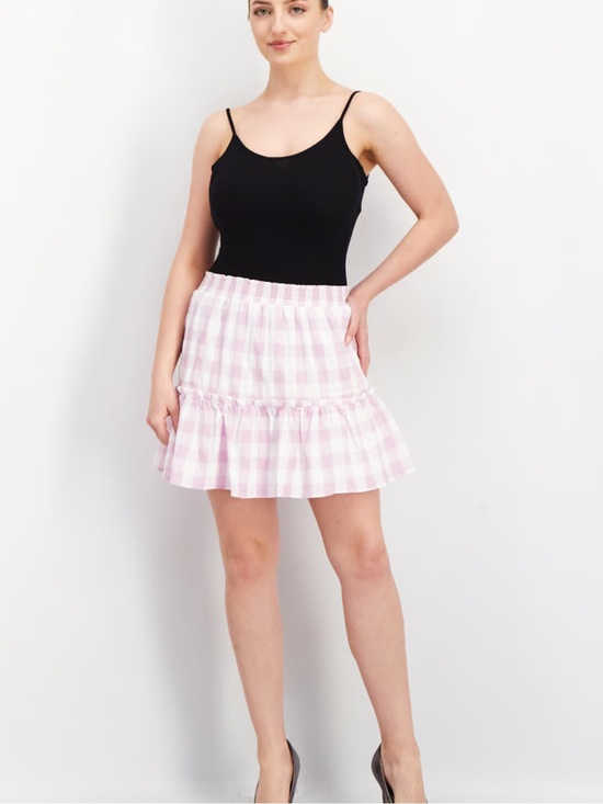 BB Dakota by Steve Madden Dresses & Skirts - BB Dakota Check Print Mini Skirt